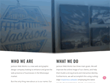Tablet Screenshot of jacksonwebworks.com